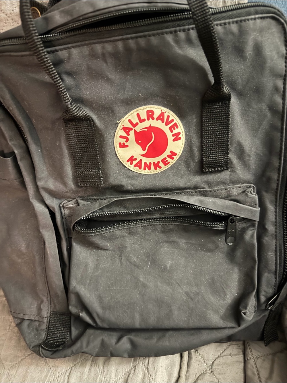 Fjallraven Kanken Black Backpack